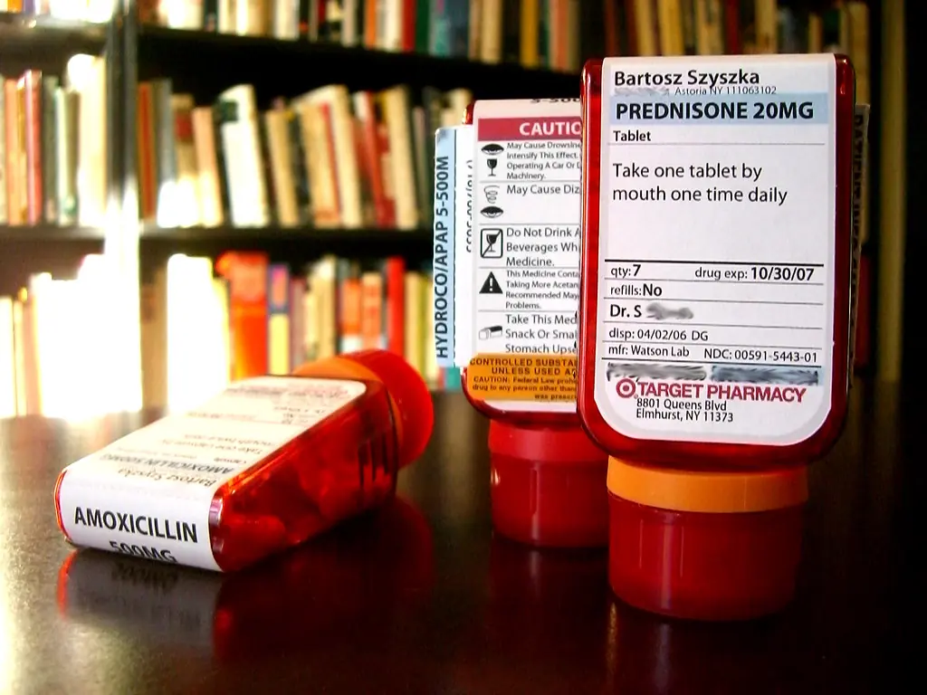 Frascos de medicamento