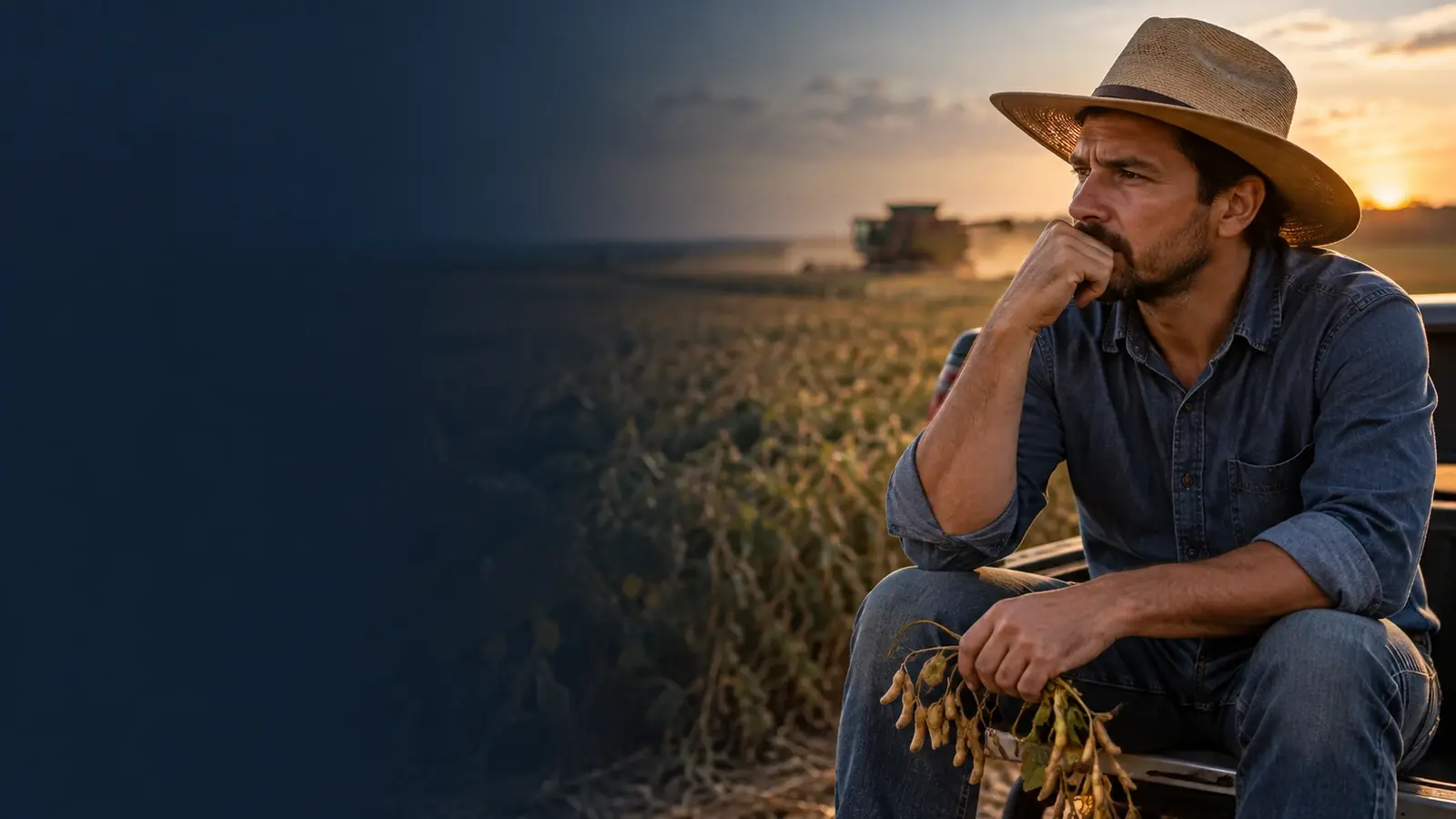 Milharal em fazenda no Paraná, Brasil, alongamento de dívidas rurais