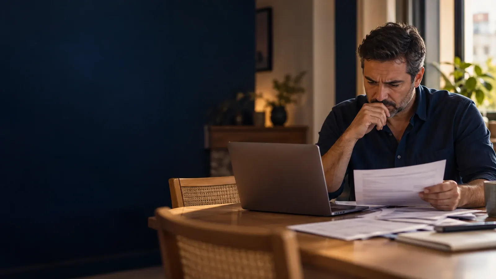 Direito bancário: cliente analisa contrato e cobranças do banco